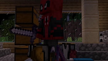 Preview 4 of Lipuguru Com - Spiderman fucks Mariano Rajoy so hard in minecraft