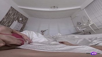 Preview 1 of Brest Feading Boy Luck The Boobs - TmwVRnet.com - Red Bird - Ginger pussy wake-up call