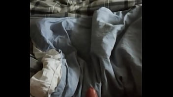 Preview 4 of Gay No Hands Anal Cum - Jerking off my big asian cock in the morning