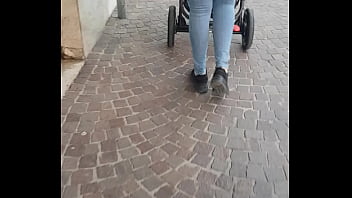 Preview 3 of Hidden Camera Pick Up - Big ass in tight jeans
