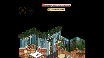 Preview 2 of French Futanari - j. ballas do habblet botando noob pra web mamar pau 2 cm