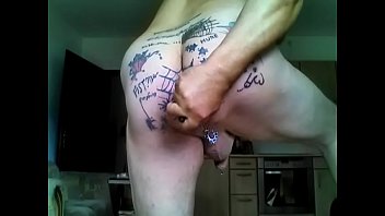 Preview 1 of Fransesca Lee - A black man destroys Ralf Garrell tattooed ass