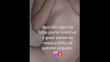 Preview 4 of Sugar Hill Porn - Masturbando meu clit&oacute_ris suculento e metendo um consolinho na minha buceta peluda. Gozei demais!
