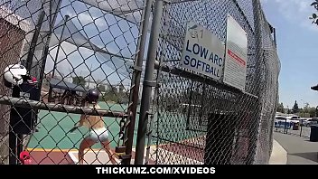 Preview 2 of Ircoyhfbz - Thickumz - Big Booty Blonde&#039_s First Time At The Park (Nikki Delano)