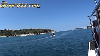 Preview 4 of Sree Aunty Sex - Outdoor Blowjob on side of a CLIFF in Croatia - Kiki Minaj