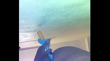 Preview 2 of Brutal Face Fick - Dildo improvisado