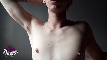 Preview 4 of Beatiful Trany Porn - Macho falando putaria e brincando com as axilas