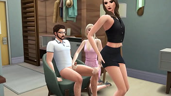 Preview 2 of Black Big Booty Girls - Lucky Photographer Has Sex With Two Hot Models - sims 4 - 3D animation