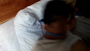 Preview 4 of Femdom Extreem Creampie Eating - N.119 VESPER ATADO EN LA CAMA/VESPER TIED IN THE BED
