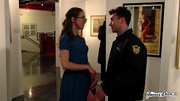 Preview 1 of Cina Basaki - HOT TOUR GUIDE GETS FUCKED BY THE SECURITY GUARD - Featuring: Riley Reid / James Deen