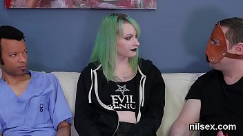 Preview 2 of Doctor Ckeing - Wacky kitten is taken in ass hole assylum for harsh therapy