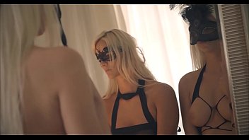 Preview 1 of Wow Girl Elle Rose - Pussy Duet - Katy Sky &amp_ Karol Lilien - Flower Dance of the Two Pussies