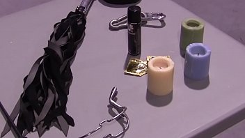 Preview 2 of Old Wife Anal Love - BadBoyBondage - Skinny black sub tied to table and flogged by young Dom