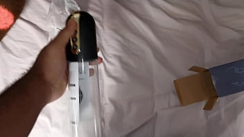 Preview 1 of Baby Sister Sex Video School - Using my Penis Pump and Pocket Pussy Toy