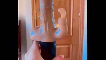 Preview 3 of Teen Facesitting - I would love to open my pussy for you using my white latex gloves,  honey,  and what is your budget for that,  honey? #toy #n...