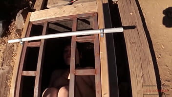 Preview 3 of Prno Star - Humiliating Caning and Bastinado for Bound Slave