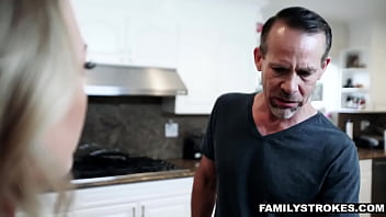 Preview 1 of Estella V Back - Blonde Teen Stepdaughter Lets Stepdad Fuck Her In Front Of stepmom