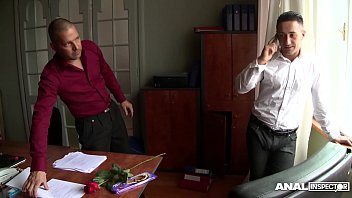 Preview 1 of Pornhub Chile - Anal inspectors blow their juices across busty Laura Orsolya&#039_s big boobs