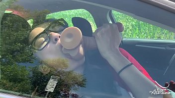 Preview 3 of Brother Sisther Japan - HORNY DESI TEEN SUCK AND FUCK DILDO IN CAR