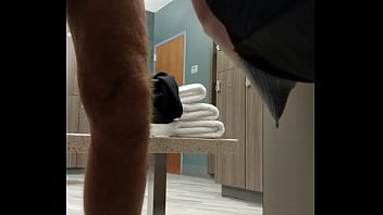 Preview 2 of Mom And Shildren - into yoga clothes in the locker room.