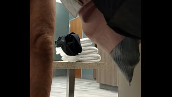 Preview 3 of Mom And Shildren - into yoga clothes in the locker room.