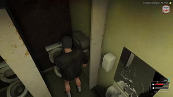 Preview 2 of Chinese Sax - V&eacute_io milf batendo uma no banheiro limpinho do MC