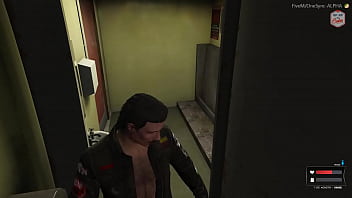 Preview 4 of Chinese Sax - V&eacute_io milf batendo uma no banheiro limpinho do MC