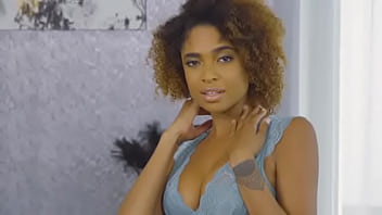 Preview 1 of Nak Sempe - Only3X Girls - Curly-haired ebony Luna Corazon trembling on her orgasms (1080)