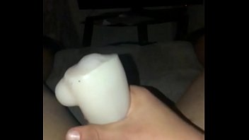 Preview 1 of Nigeria Brother And Sister - Using pocket pussy till I nut