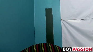 Preview 1 of Gangbang Rape Of Eva Angelina - Slim twink boyfriends exchange blowjobs until spilling cum
