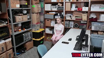 Preview 1 of Vetnam Purno - Petite teen shoplifter strip searched and fucked rough by security