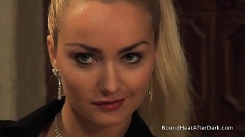 Preview 4 of Nacho Vidal Brooklyn Lee - Naughty Lesbian Slaves Stripteasing In Front Of Dominant Mistress