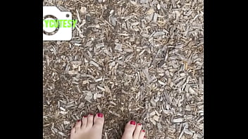 Preview 2 of 13 Ere Old Gril - Walking barefoot