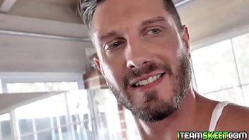 Preview 2 of Elsa Cols - Serena Avery seduces the stud and suck his thick cock putting it deep down in her throat!