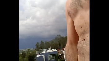Preview 2 of Indian Honey Moon Free Video - mistress ama clea part 1 whore horny american bitch naked dancing for owner with dog leash on top of my house