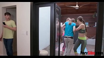 Preview 2 of Super Skinny Sluts Boys - Secretly Recording blowing me- Ashley Lane &amp_ Izzy Lush