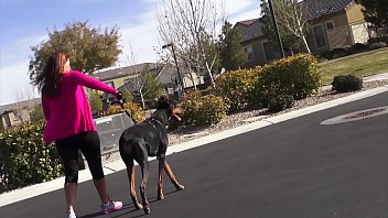 Preview 1 of Bangladesh Beta Bangladeshxx - Big Tit MILF Meets BBC While Dogwalking