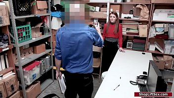 Preview 1 of Full Xxx Boy Girl - Security personnel fucks teen for stealing clothes