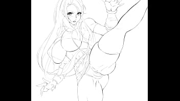 Preview 1 of Bus Sex Xvideos - [Hentai] Sexy and lewd Tifa of Final Fantasy fighting with her big boobs
