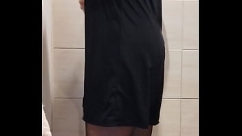 Preview 1 of Live Xxcom - misr4 - Standing masturbation through pantyhose