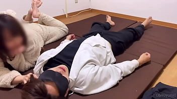 Preview 1 of My Baby Sitting Teen - 初体験でアナル処女喪失ドSギャルに虐めてもらって大量に射精しながらメスイキ　 調教　Anal　開発　目隠し　M男　ローション　手コキ　絶頂　淫乱　かわいい　個人撮影　素人　日本人　えむゆみ