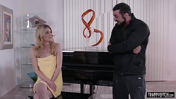 Preview 1 of Xoxoxo Knacki - Inked latina shemale babe fucked in the ass from behind