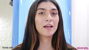 Preview 3 of Teen Sex Worm Urethra - Charming Brunette Star talks about her first sex experience