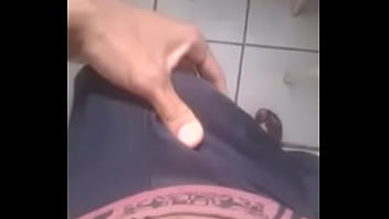 Preview 4 of With Nearby - Leonardo Rodrigues de Cueca Boxer Preta no Banheiro