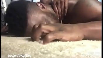 Preview 2 of Air Pocy - Black Bodybuilder gets rimmed