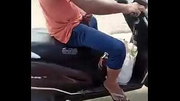 Preview 2 of Traci Lords Electric Blue - Horny Motorist in public India