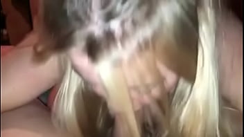 Preview 1 of Oil Teasing - Blonde give blow job pov