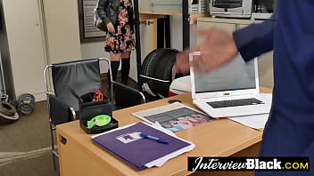 Preview 1 of Famli Xxx Com - RANDY teen rides DIRECTOR&#039_s HUGE thick SHLONG in the office