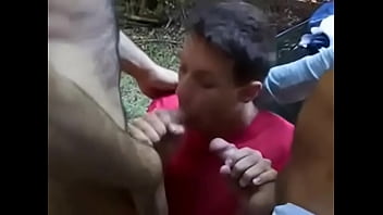 Preview 2 of Breast Japan Teen - Two fuck twink outdoor