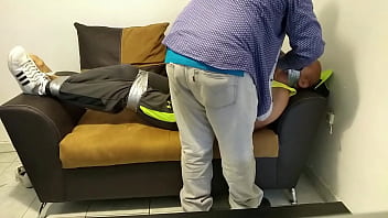 Preview 3 of Divorce Young Mom Xxx Son Story - N.87 ALEJANDRO ATADO CON CINTA/ALEJANDRO TIED WITH TAPE